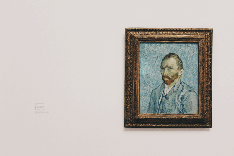 Van Gogh self protrait.