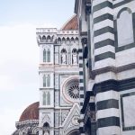 Duomo green and pink facade.